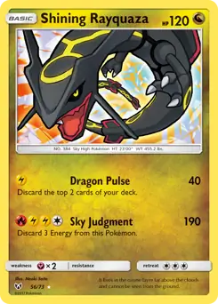 Shining Rayquaza 56 Normal