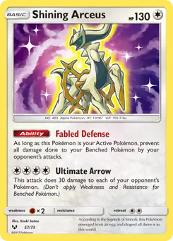 Shining Arceus 57 Normal