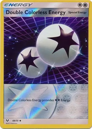Double Colorless Energy Reverse Holo 69 Normal