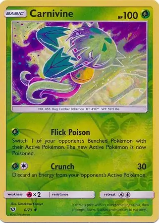 Carnivine Reverse Holo 6 Normal