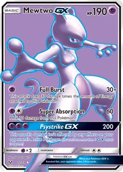 Full Art Mewtwo GX 72 Normal