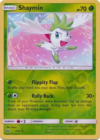 Shaymin Reverse Holo 7