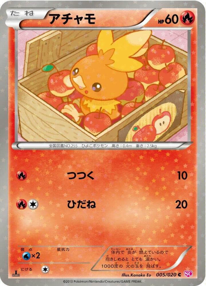 Torchic 005 1st Edition holo