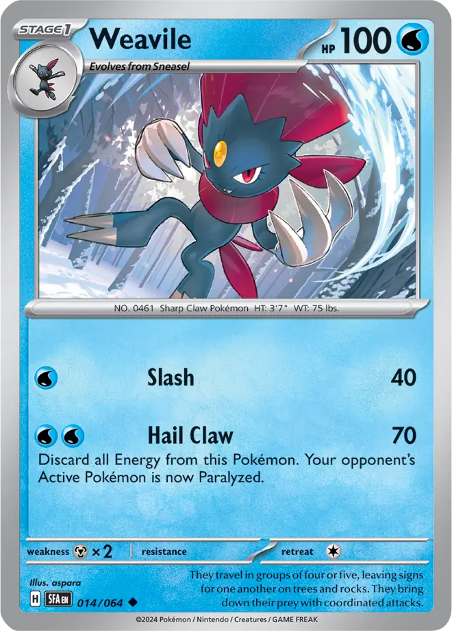 Weavile 014 Normal