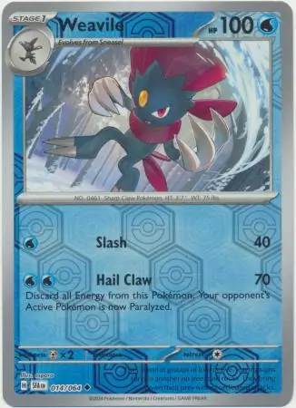 Weavile Reverse Holo 014 Normal
