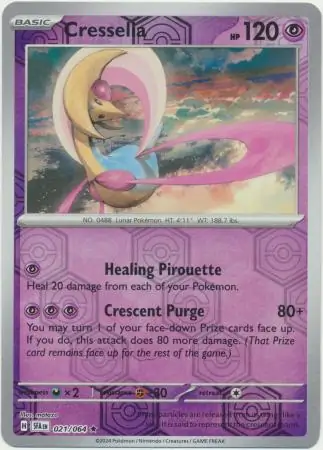Cresselia Reverse Holo 021 Normal