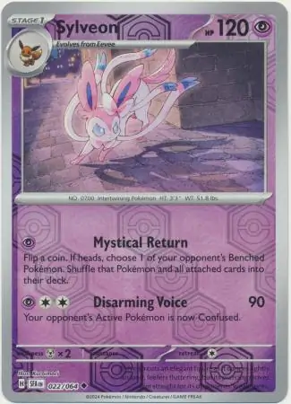 Sylveon Reverse Holo 022 Normal