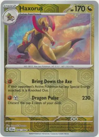 Haxorus Reverse Holo 046 Normal