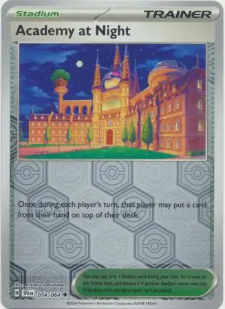 Academy at Night Reverse Holo 054 Normal
