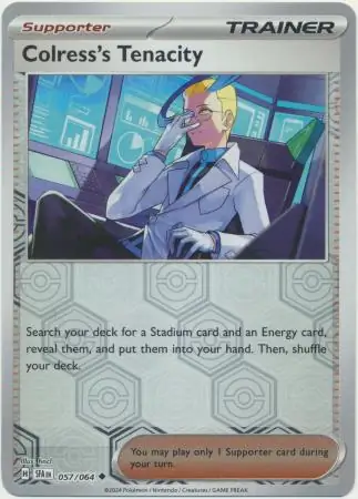 Colress's Tenacity Reverse Holo 057 Normal
