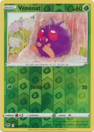 Venonat Reverse Holo 001 Normal