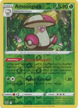 Amoonguss Reverse Holo 012 Normal