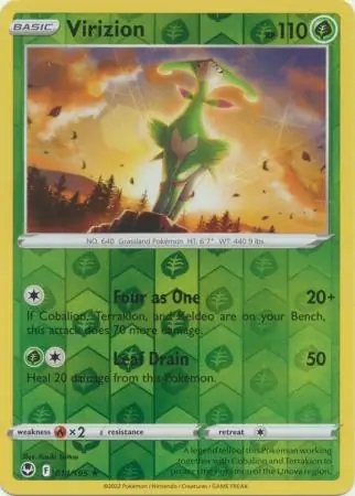 Virizion Reverse Holo 014