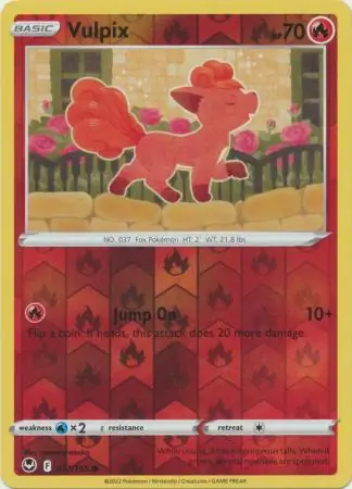 Vulpix Reverse Holo 017