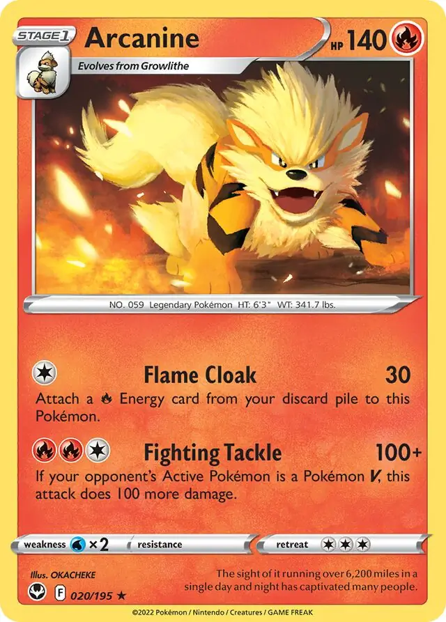 Arcanine 020 Normal