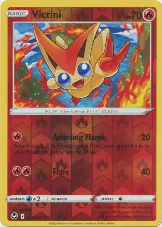Victini Reverse Holo 023 Normal