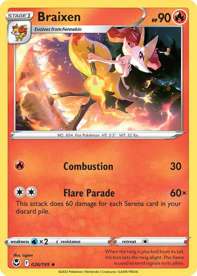 Braixen 026 Normal