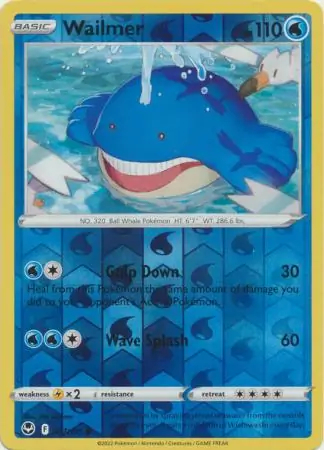 Wailmer Reverse Holo 037