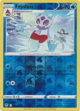 Froslass Reverse Holo 043 Normal
