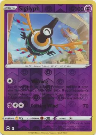 Sigilyph Reverse Holo 075 Normal