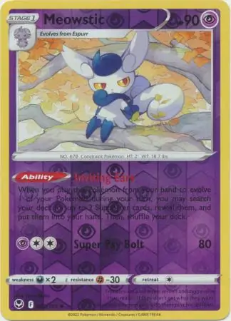 Meowstic Reverse Holo 082 Normal