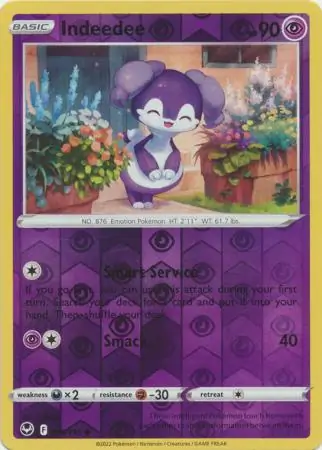 Indeedee Reverse Holo 086