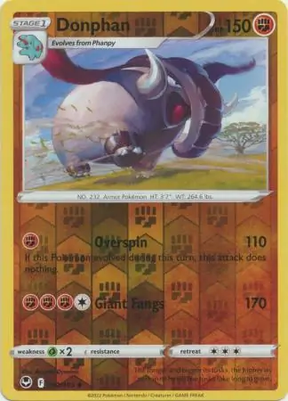 Donphan Reverse Holo 092