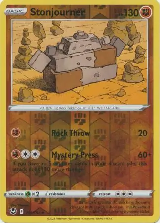 Stonjourner Reverse Holo 101 Normal