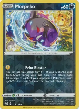 Morpeko Reverse Holo 116 Normal