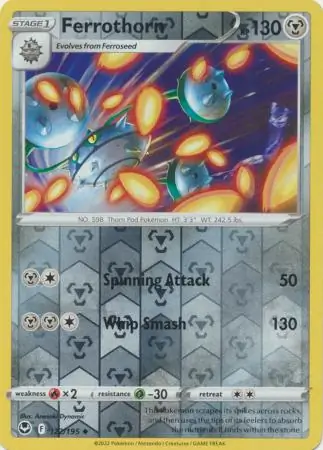 Ferrothorn Reverse Holo 122 Normal