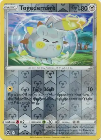 Togedemaru Reverse Holo 127 Normal