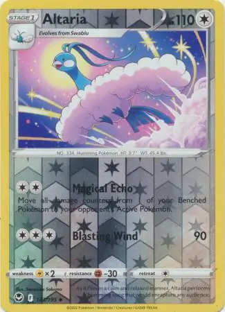 Altaria Reverse Holo 143 Normal
