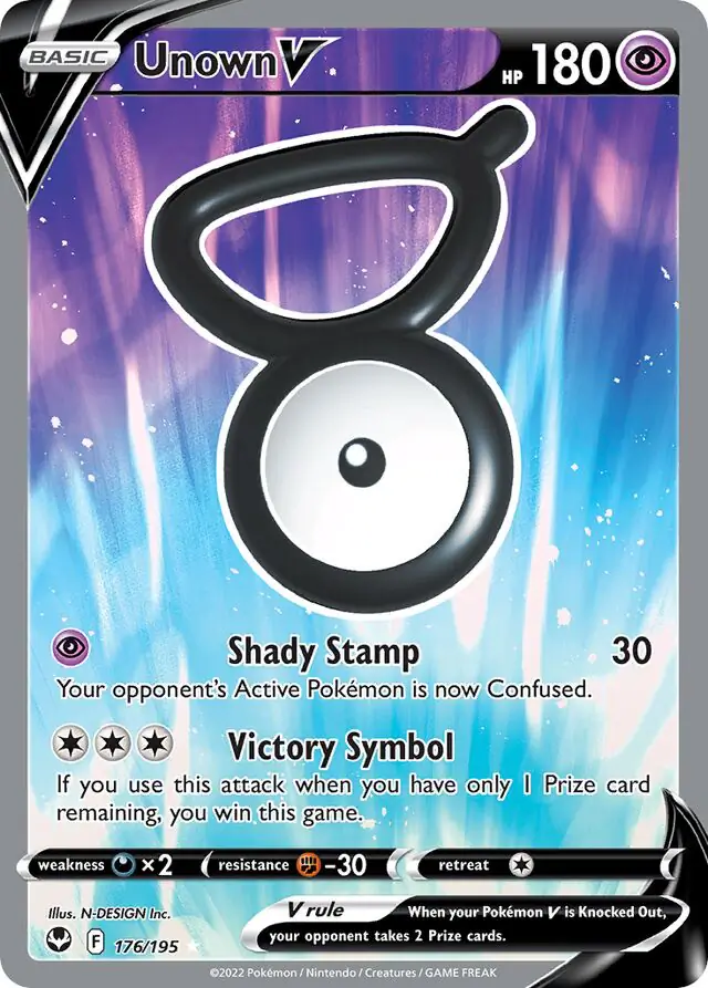 Unown V 176 Normal
