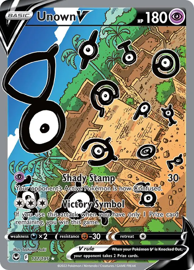 Unown V 177 Normal