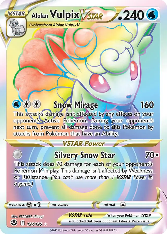 Alolan Vulpix VSTAR 197 Normal