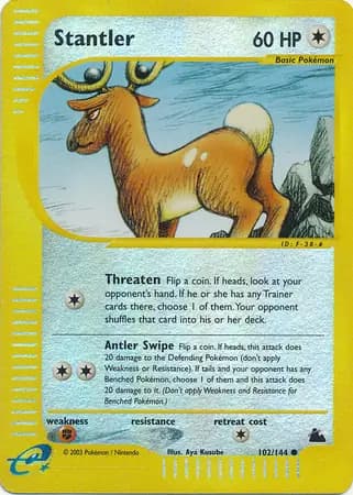 Stantler Reverse Holo 102 Normal