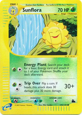 Sunflora Reverse Holo 105 Normal