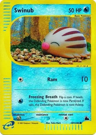 Swinub Reverse Holo 107