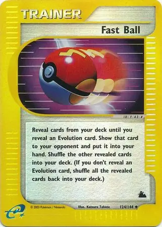 Fast Ball Reverse Holo 124 Normal
