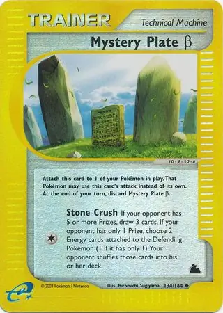 Mystery Plate Beta Reverse Holo 134 Normal