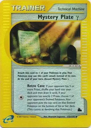 Mystery Plate Gamma Reverse Holo 135