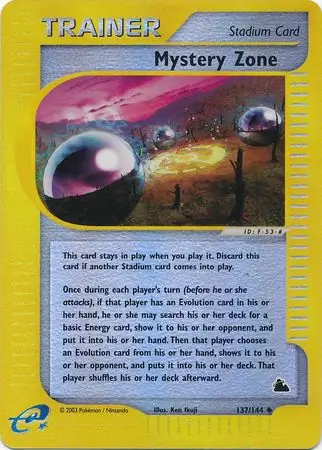 Mystery Zone Reverse Holo 137 Normal