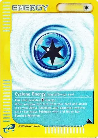 Cyclone Energy Reverse Holo 143 Normal