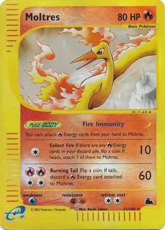 Moltres Reverse Holo 21 Normal