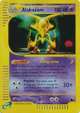 Alakazam Reverse Holo 2 Normal