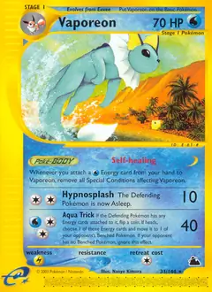 Vaporeon 33 Normal