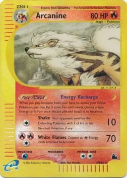 Arcanine Reverse Holo