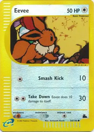 Eevee Reverse Holo 54 Normal