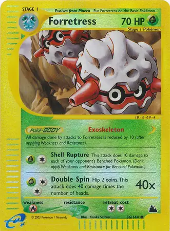 Forretress Reverse Holo 56 Normal