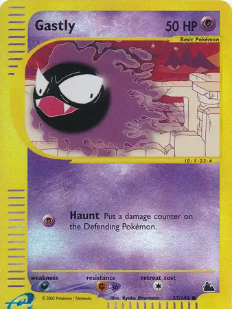 Gastly Reverse Holo 57 Normal